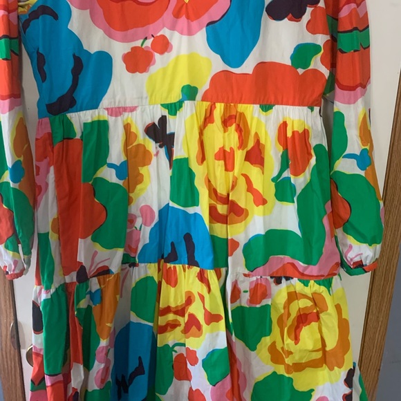 J. Crew Multicolor Ruffled Dress - Picture 4 of 7